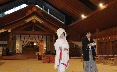 出雲大社神楽殿 挙式