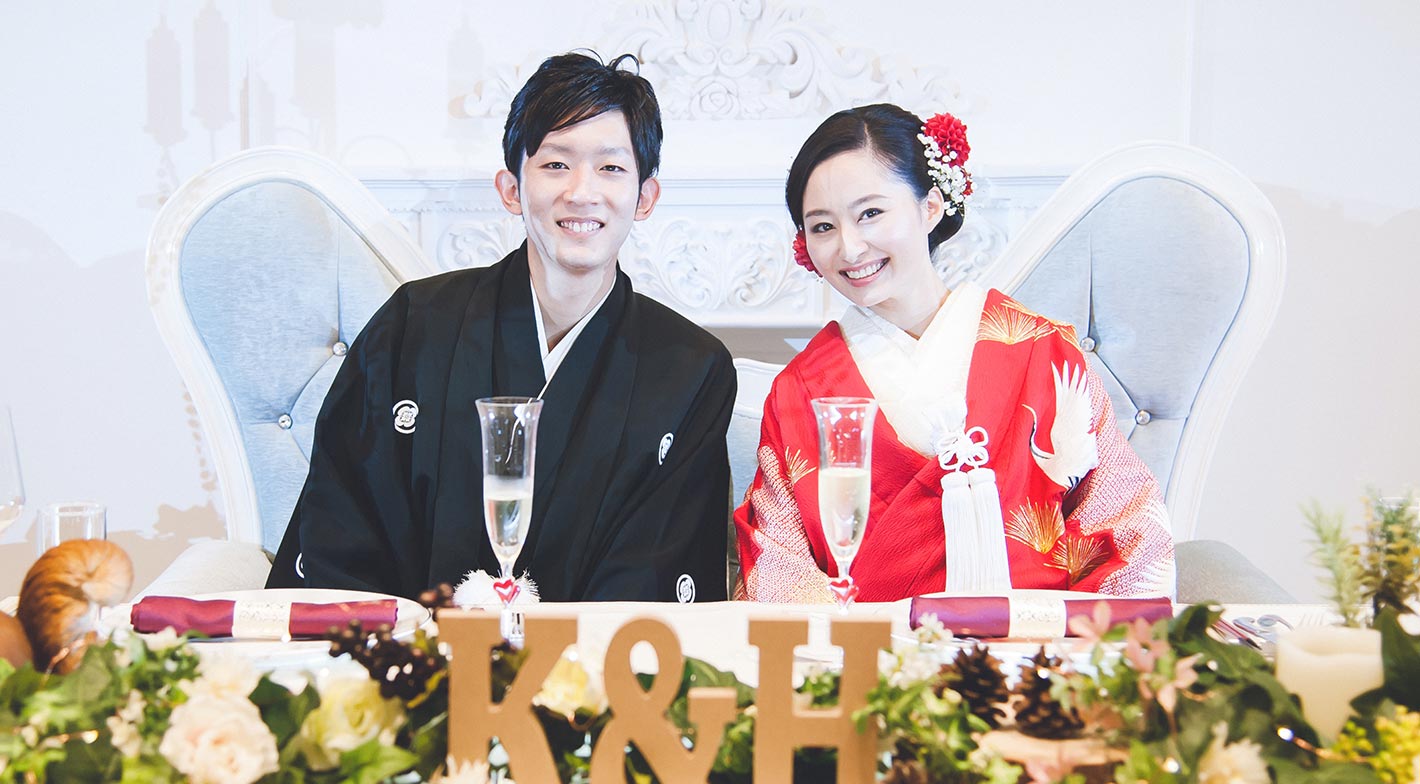 新郎 大倉 康太郎様 新婦 映瑠様 お写真