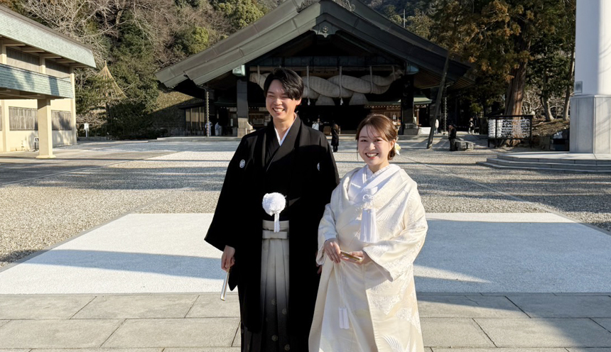 新郎 K様、新婦 K様 お写真
